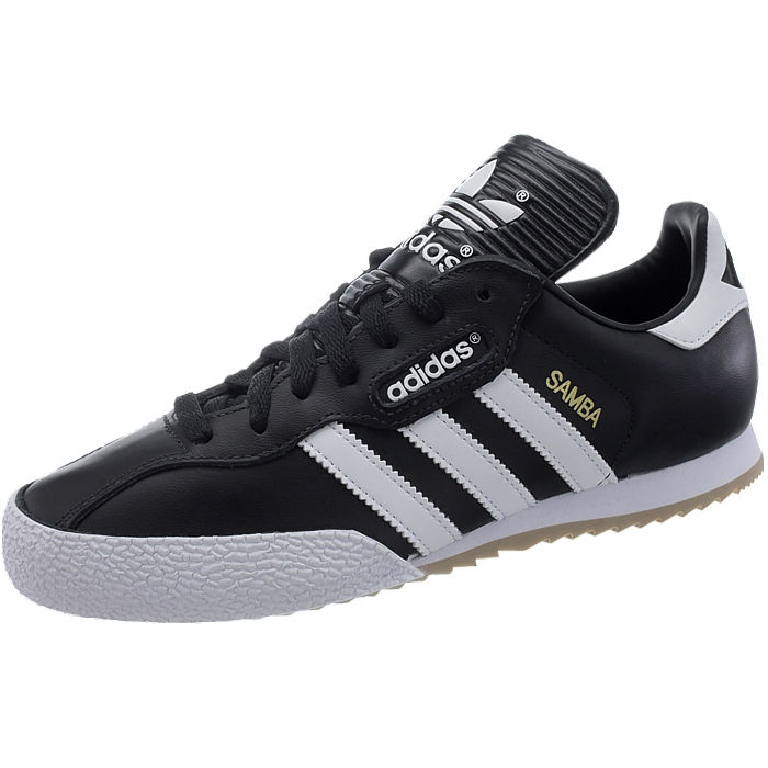 Adidas Samba Super men's low-top sneakers leather black or suede blue ...