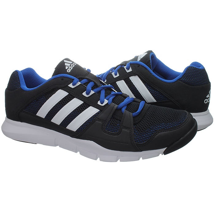 Adidas Gym Shoes Gym Warrior Blue Black Mens Sports ...