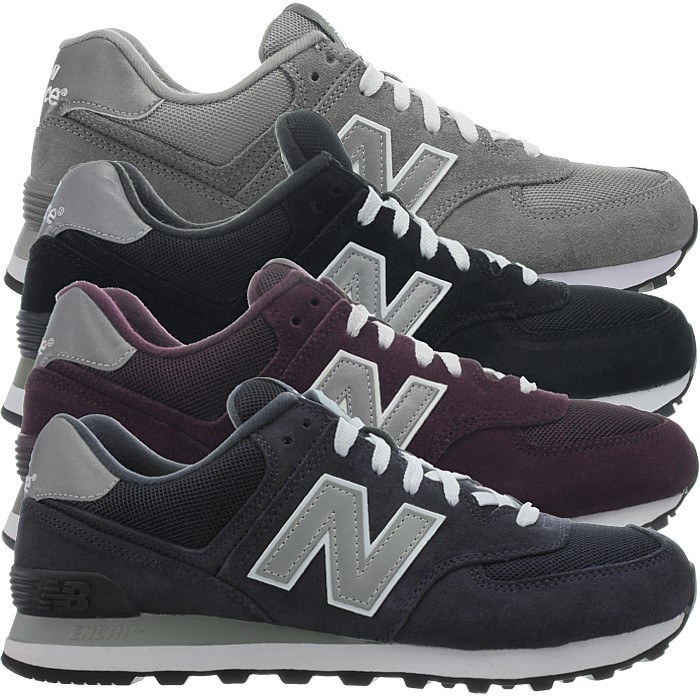 New Balance M574 Core men's low-top sneakers suede casual shoes 3 colors NEW  | eBay