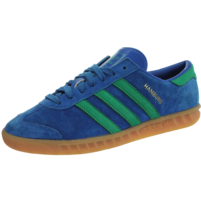 Adidas Hamburg Herren low-top Sneakers orange blau ...