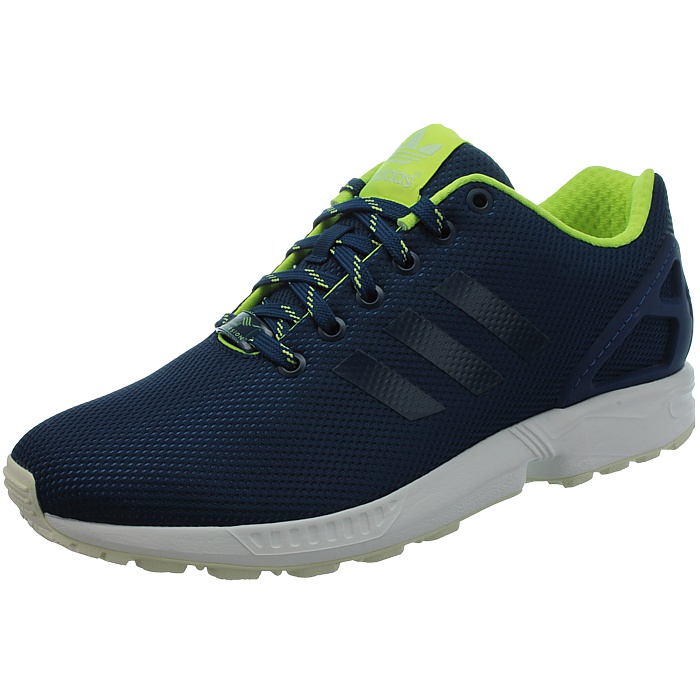 Adidas ZX Flux Herren Sneakers schwarz/grau/blau ...