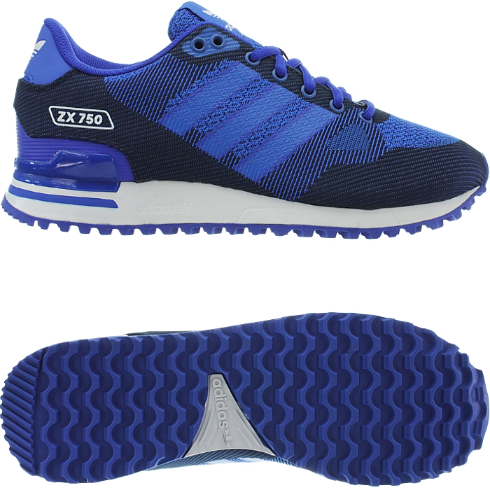 Adidas Zx 750 Wv Blau Herren Low Top Sneakers Textilgewebe Freizeitschuhe Neu Ebay 0813