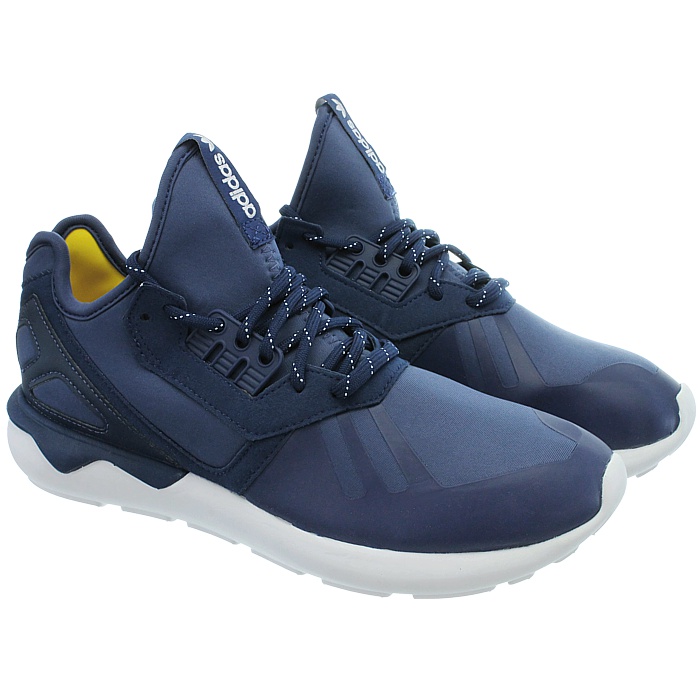 Adidas Tubular Runner Herren mid-cut Sneakers blau rot ...